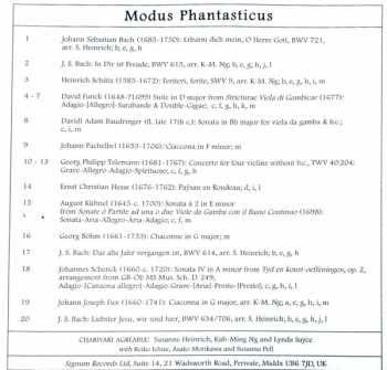 CD Charivari Agréable: Modus Phantasticus