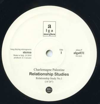 LP Charlemagne Palestine: Relationship Studies