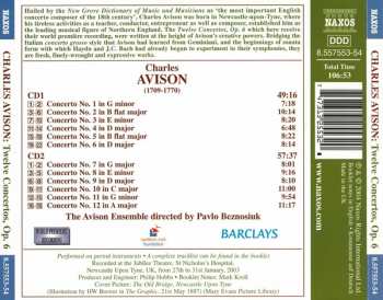 2CD Pavlo Beznosiuk: Twelve Concertos, Op. 6