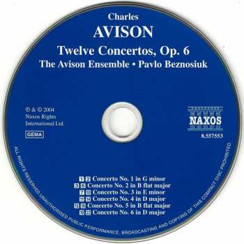 2CD Pavlo Beznosiuk: Twelve Concertos, Op. 6