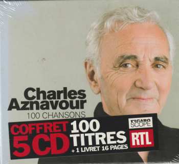 5CD/Doos Charles Aznavour: 100 Chansons
