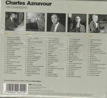 5CD/Doos Charles Aznavour: 100 Chansons