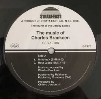 LP Charles Brackeen: Rhythm X (The Music Of Charles Brackeen)