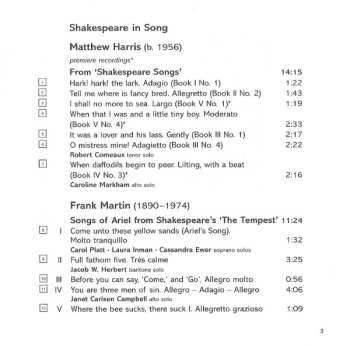 SACD Charles Bruffy: Shakespeare In Song