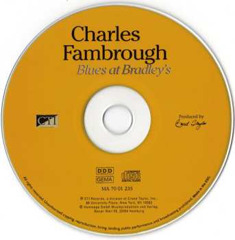 CD Charles Fambrough: Blues At Bradley's