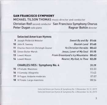 SACD The San Francisco Symphony Orchestra: Symphonies No. 3 (The Camp Meeting) / Symphony No. 4