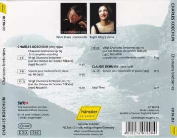 CD Charles Koechlin: Chansons Bretones Op. 115 / Cello Sonata Op. 66