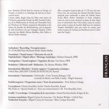 CD Charles Koechlin: Chansons Bretones Op. 115 / Cello Sonata Op. 66