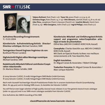 CD Radio-Sinfonieorchester Stuttgart: Chamber Music With Flute - The Music Of A Magician