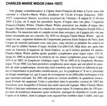 CD Charles-Marie Widor: Symphonie Nr.8 Op.42/4