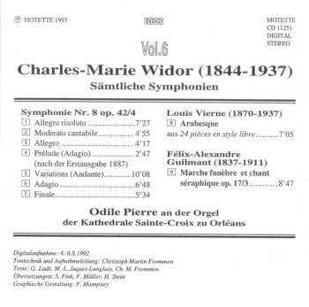 CD Charles-Marie Widor: Symphonie Nr.8 Op.42/4