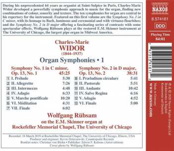 CD Charles-Marie Widor: Organ Symphonies • 1
