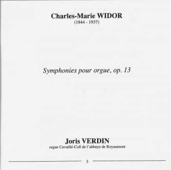 2CD Charles-Marie Widor: Symphonies Pour Orgue, Op. 13