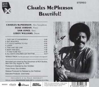CD Charles McPherson: Beautiful!