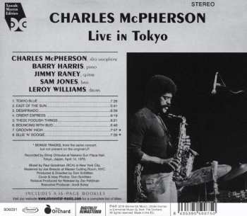 CD Charles McPherson: Live In Tokyo