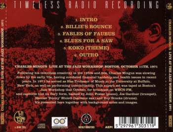 CD Charles Mingus: Live At The Jazz Workshop, Boston, October 11th, 1971