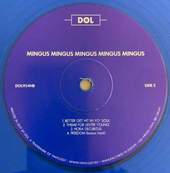 LP Charles Mingus: Mingus Mingus Mingus Mingus Mingus LTD | CLR