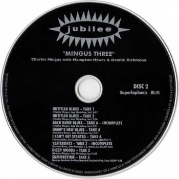 2CD Charles Mingus: Mingus Three DLX