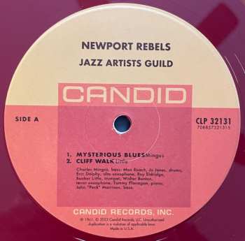 LP Charles Mingus: Newport Rebels / Jazz Artists Guild CLR
