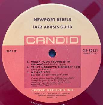 LP Charles Mingus: Newport Rebels / Jazz Artists Guild CLR