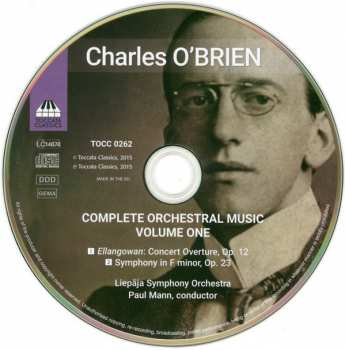 CD Paul Mann: Complete Orchestral Music, Volume One (Ellangowan: Concert Overture, Op. 12 / Symphony In F Minor, Op. 23)