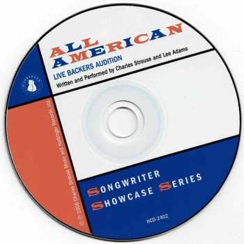 CD Charles Strouse: All American: Live Backers Audition