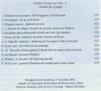 CD Vincent Dumestre: Carnets De Voyages