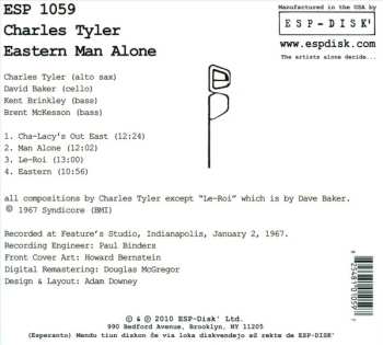 CD Charles Tyler: Eastern Man Alone