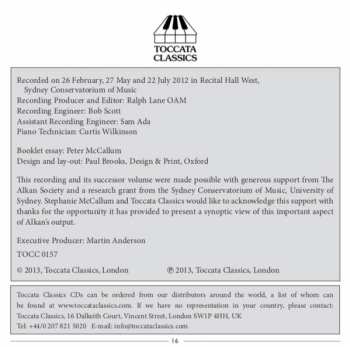 CD Charles-Valentin Alkan: Complete Recueils De Chants Volume One: Books 1 And 2, Op. 38; Book 3, Op. 65; Une Fusée, Op. 55