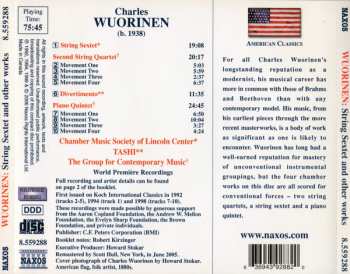 CD Charles Wuorinen: String Sextet And Other Works