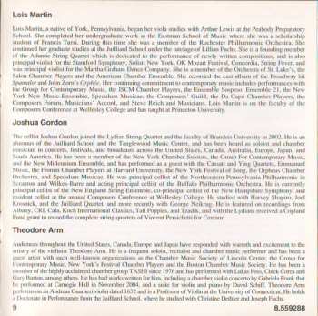 CD Charles Wuorinen: String Sextet And Other Works