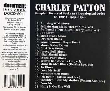 CD Charley Patton: Complete Recorded Works In Chronological Order Volume 3 (December 1929 to 1 February 1934)
