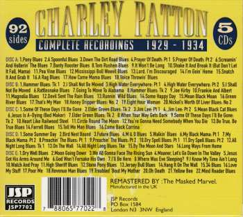 5CD/Doos Charley Patton: Complete Recordings 1929 - 1934
