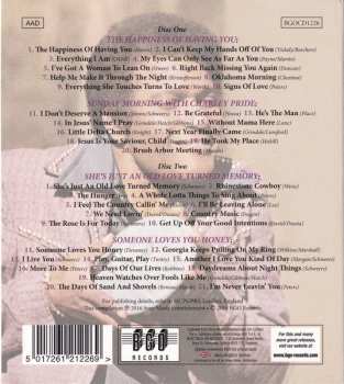 2CD Charley Pride: The Happiness Of Having You / Sunday Morning With Charley Pride / She's Just An Old Love Turned Memory / Someone Loves You Honey