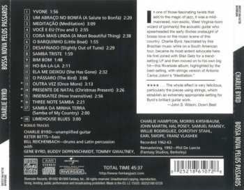 CD Charlie Byrd: Bossa Nova Pelos Passaros
