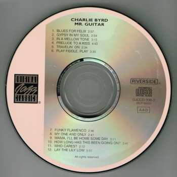 CD Charlie Byrd Trio: Mr. Guitar