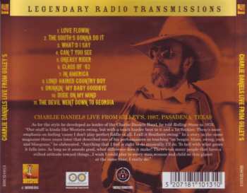 CD Charlie Daniels: Live From Gilley's