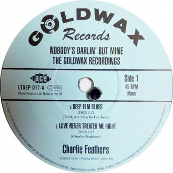 SP Charlie Feathers: Nobody's Darlin' But Mine LTD