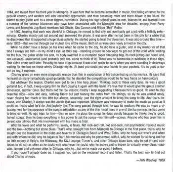 CD Charlie Musselwhite Blues Band: Stone Blues