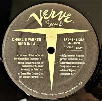 4LP/Doos Charlie Parker: Bird In LA