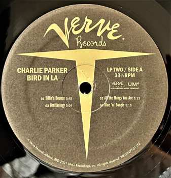 4LP/Doos Charlie Parker: Bird In LA