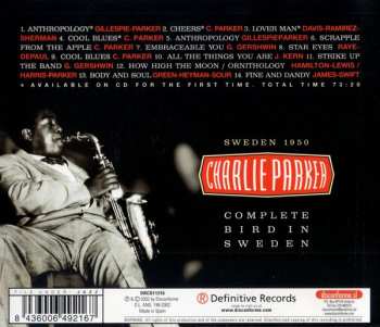 CD Charlie Parker: Complete Bird In Sweden