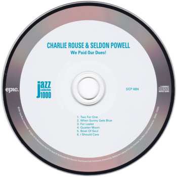 CD Charlie Rouse: We Paid Our Dues! LTD