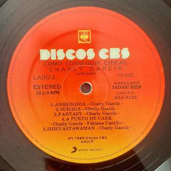 LP Charly Garcia: Como Conseguir Chicas