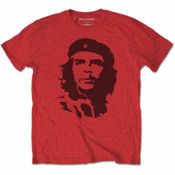 Merch Che Guevara: T-shirt Black On Red 