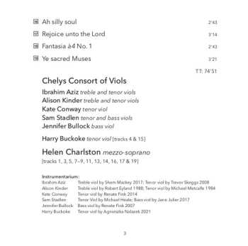 SACD Chelys Consort Of Viols: The Honour Of William Byrd