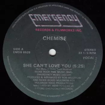 She Can't Love You