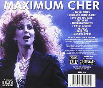 CD Cher: Maximum Cher (The Unauthorised Biography Of Cher)