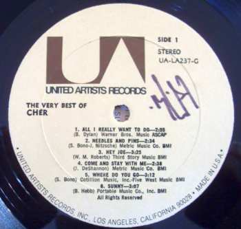 LP Cher: The Very Best Of Cher