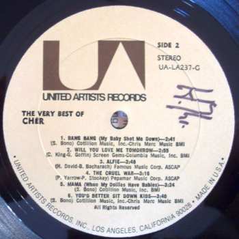 LP Cher: The Very Best Of Cher